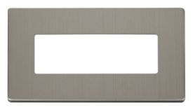 SCP426SS  Definity Front Plate Stainless Steel 2 Gang 6 In